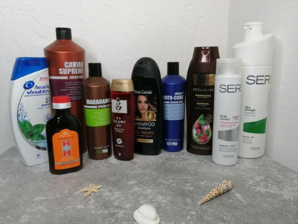 Moja skromna kolekcja szamponów