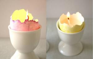 Jak zrobić świecę w skorupce: ozdobienia domu na Wielkanoc