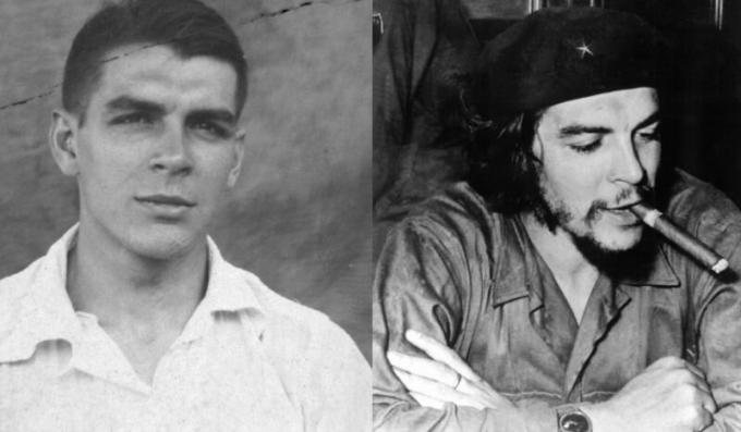 Che Guevara w młodości.