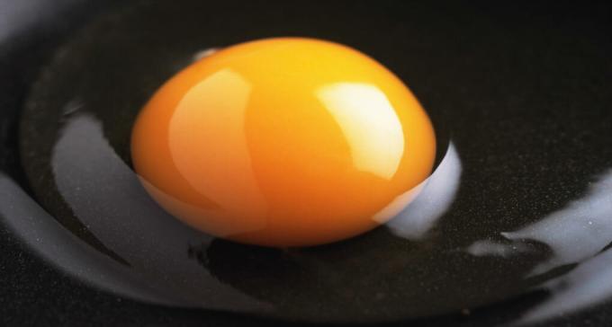Jajko biały - biały z jajkiem