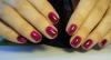 Barwione manicure - pomysłów paznokci