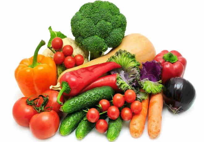 Kolorowe warzywa i owoce